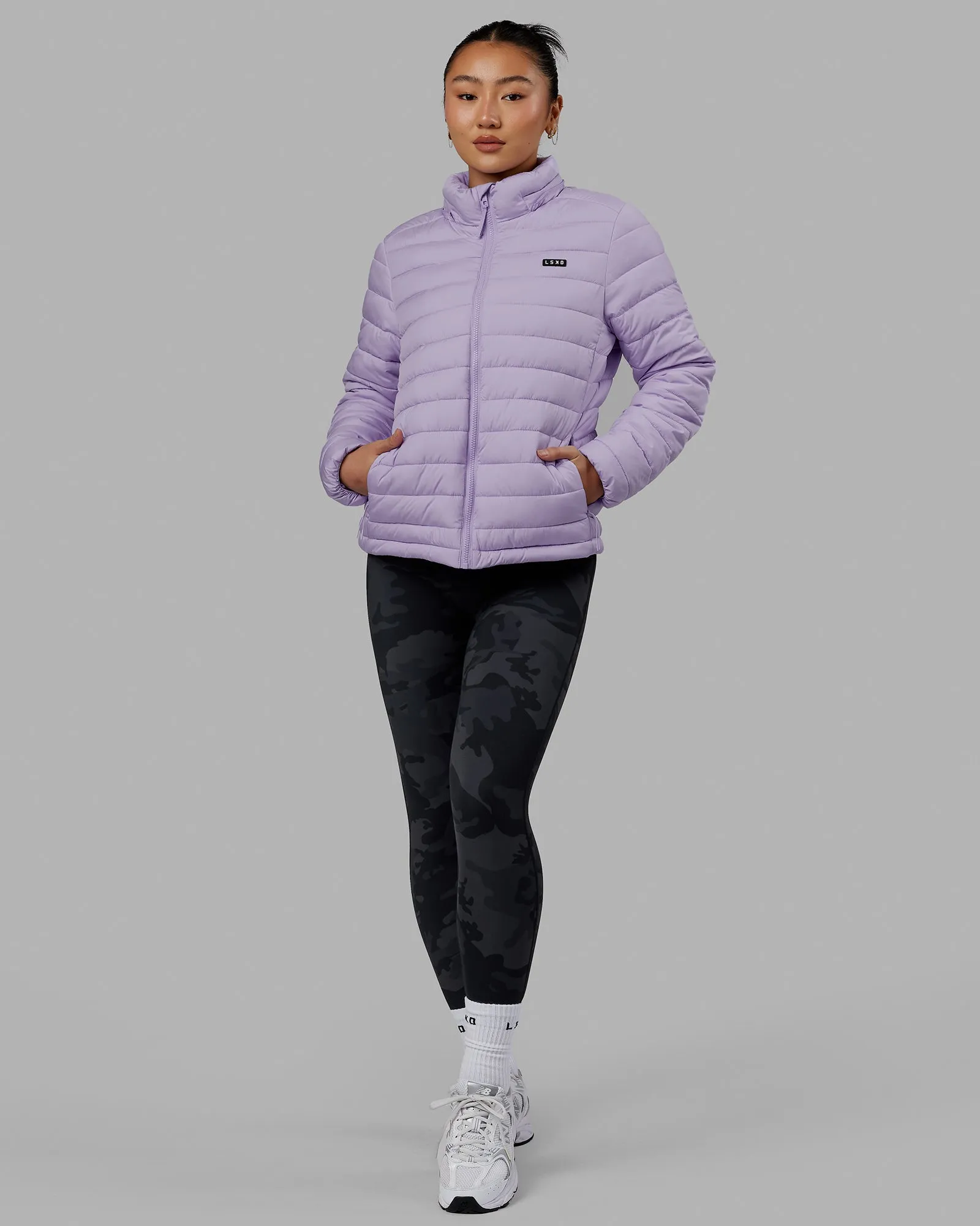 All Day Puffer Jacket - Pale Lilac