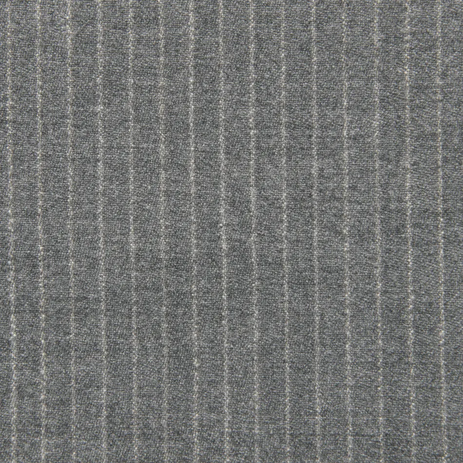 Ash Grey Pinstripe Stretchy Wool 2280