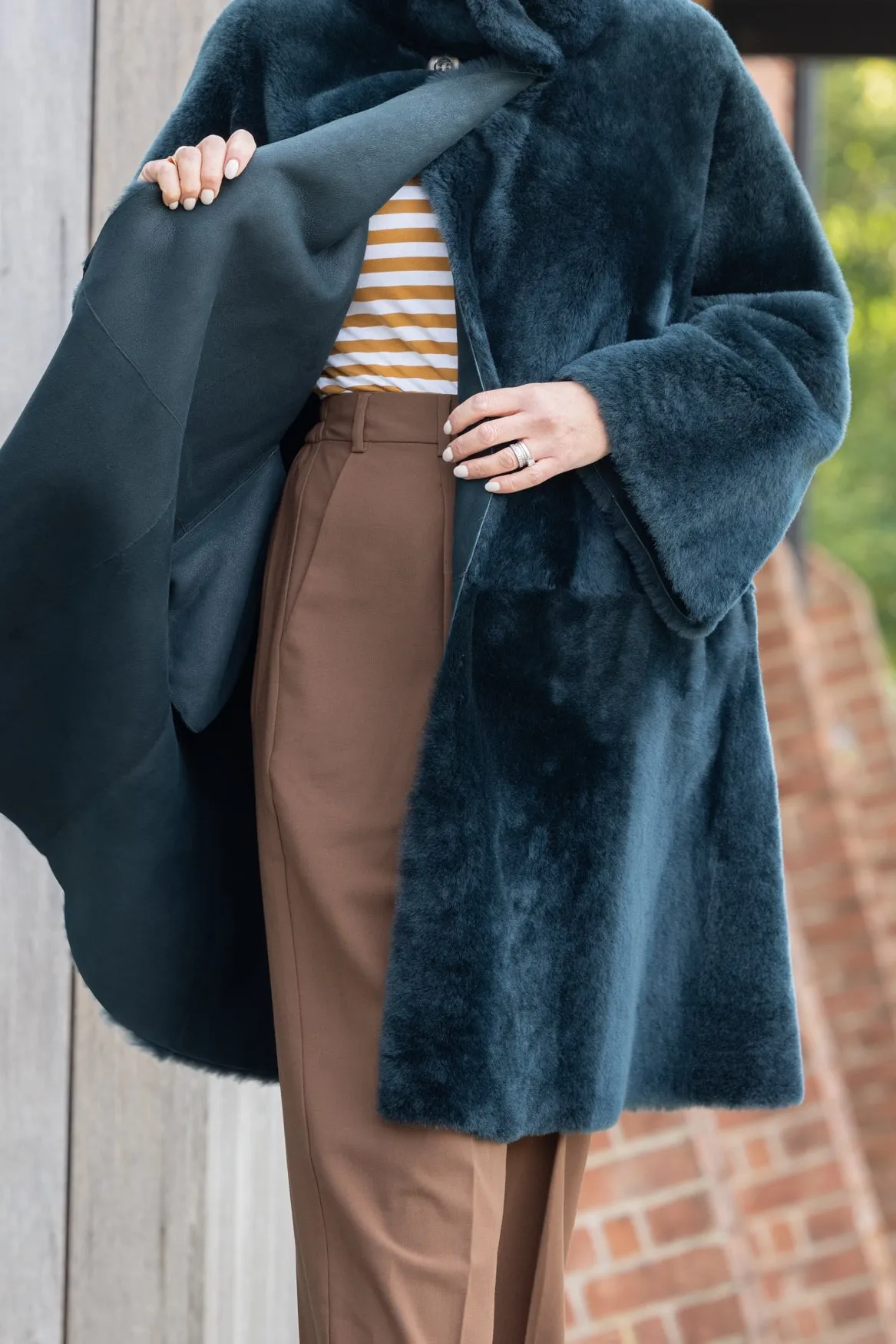 Audrey Shearling Coat