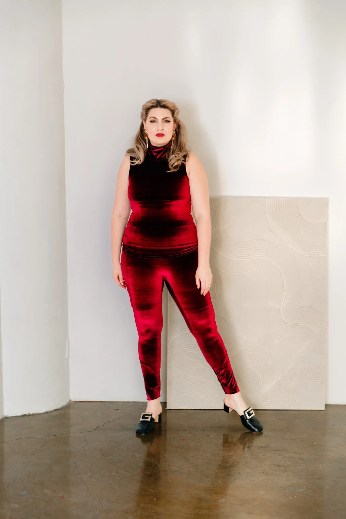 Beyond Basic Velvet Set (Oxblood)