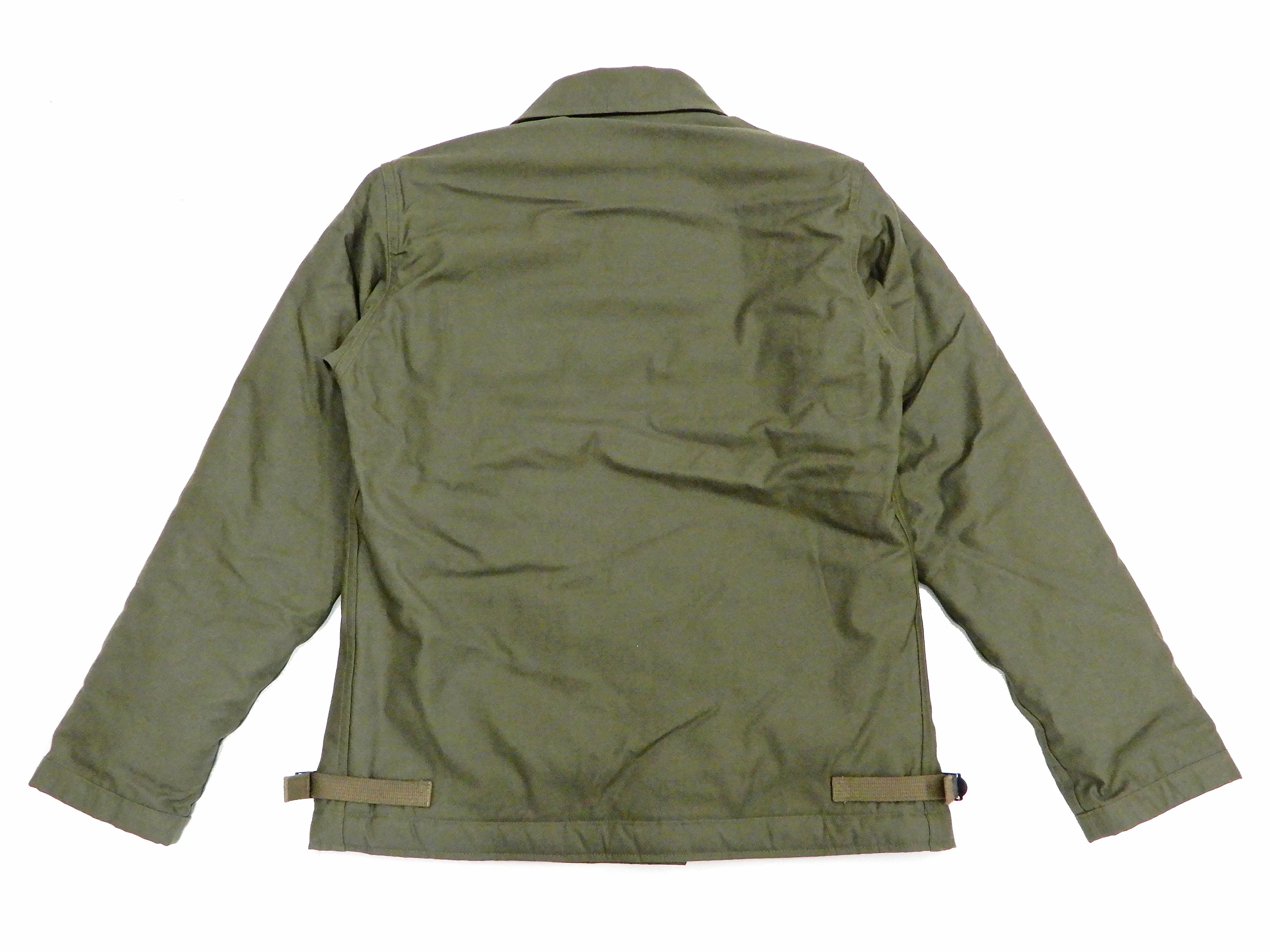 Buzz Rickson Jacket Men's Reproduction of US Navy A-2 Deck Jacket BR14956 A2 Olive