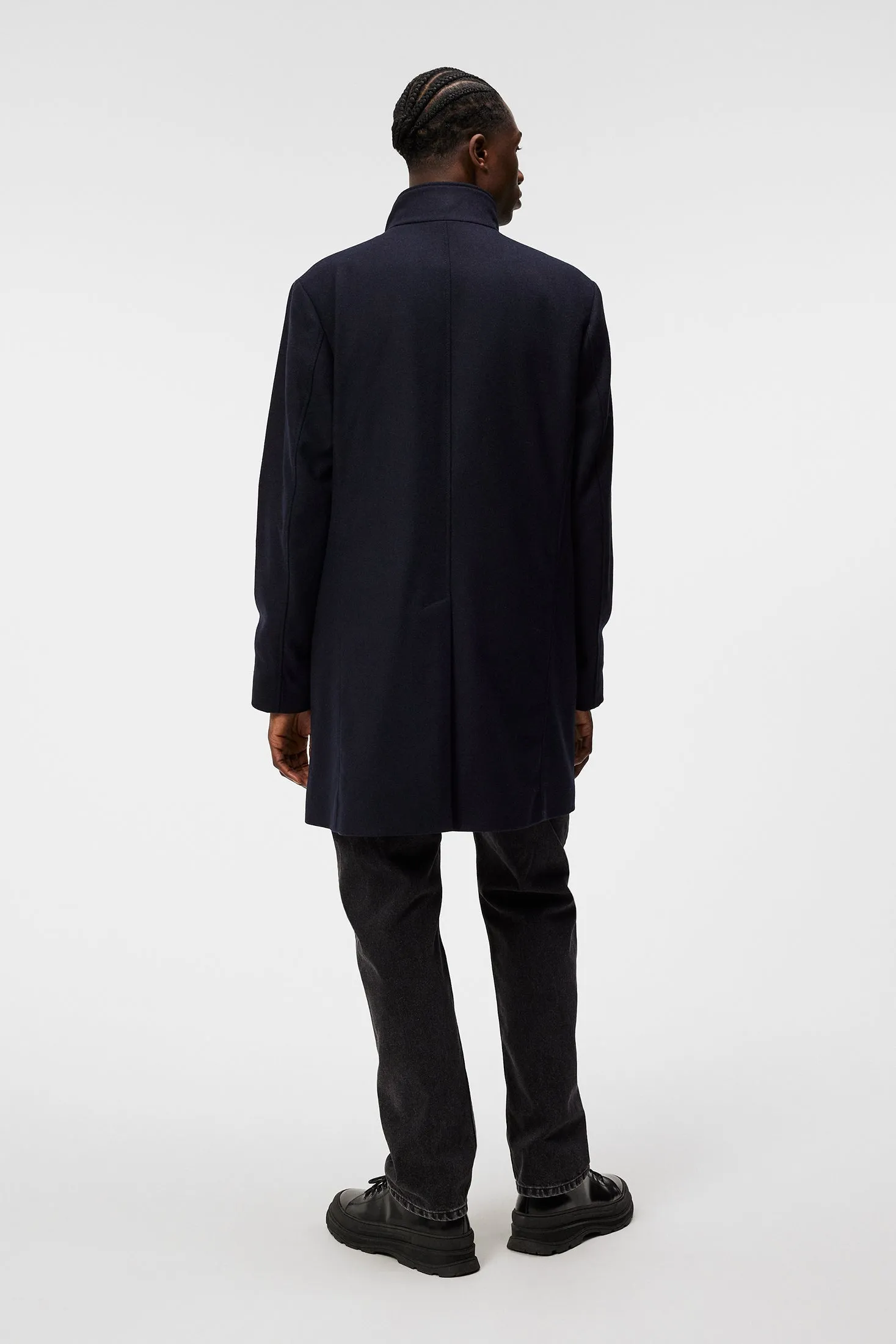 Carl Wool Coat / JL Navy