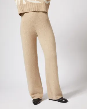 Cashmere Wide Leg Pant