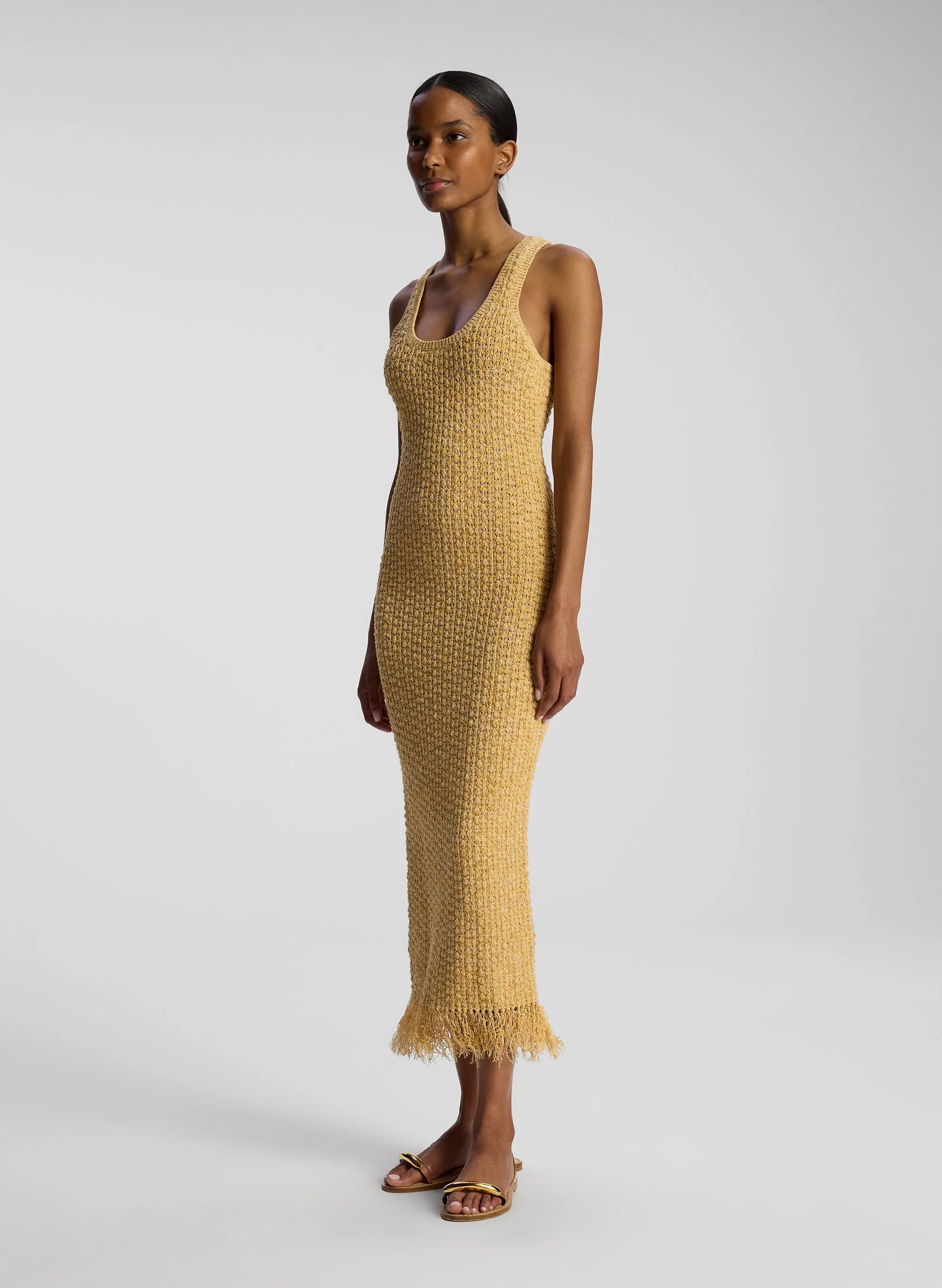 Clementine Bouclé Knit Midi Dress