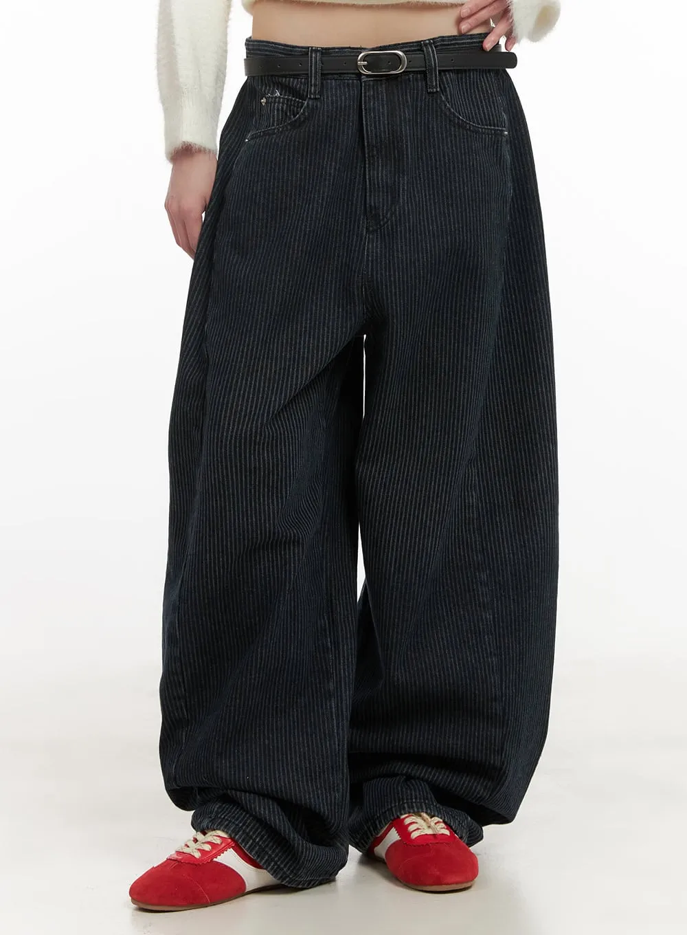 Comfortable Corduroy Wide-Leg Pants CD425