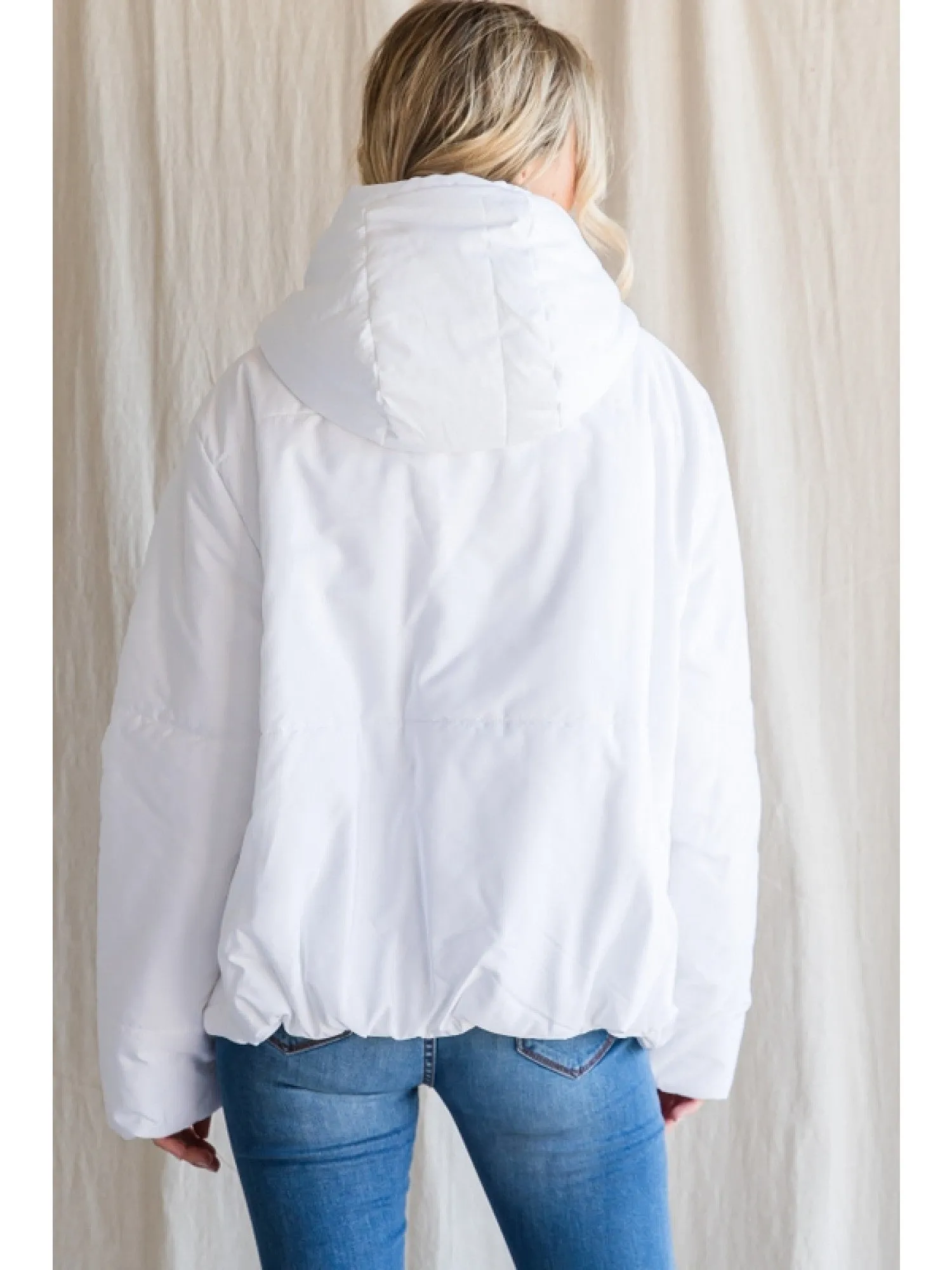 Coziness White Puffer Jacket