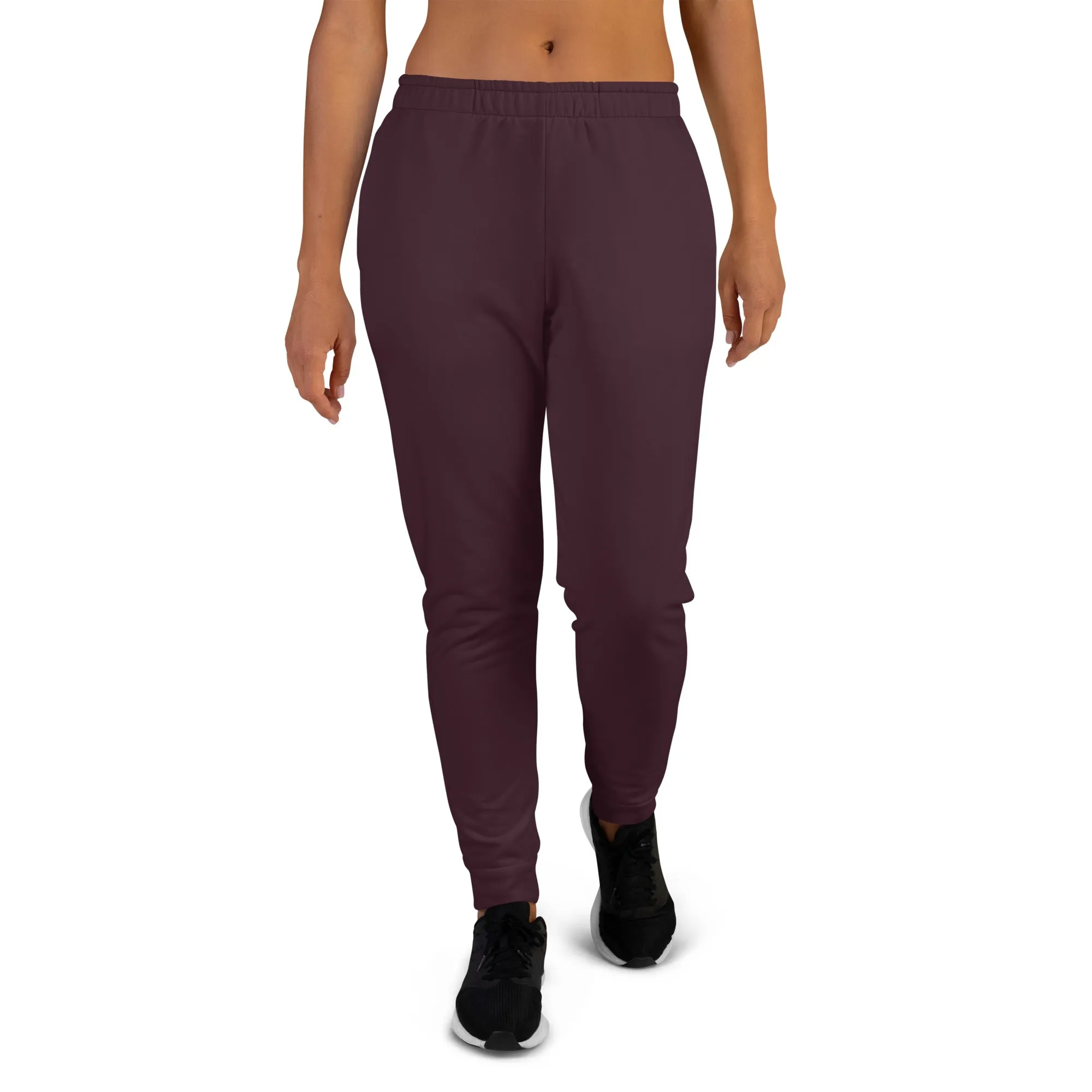 ELEVATED ESSENTIALS, GS LOGO FLEECE JOGGERS CABERNET