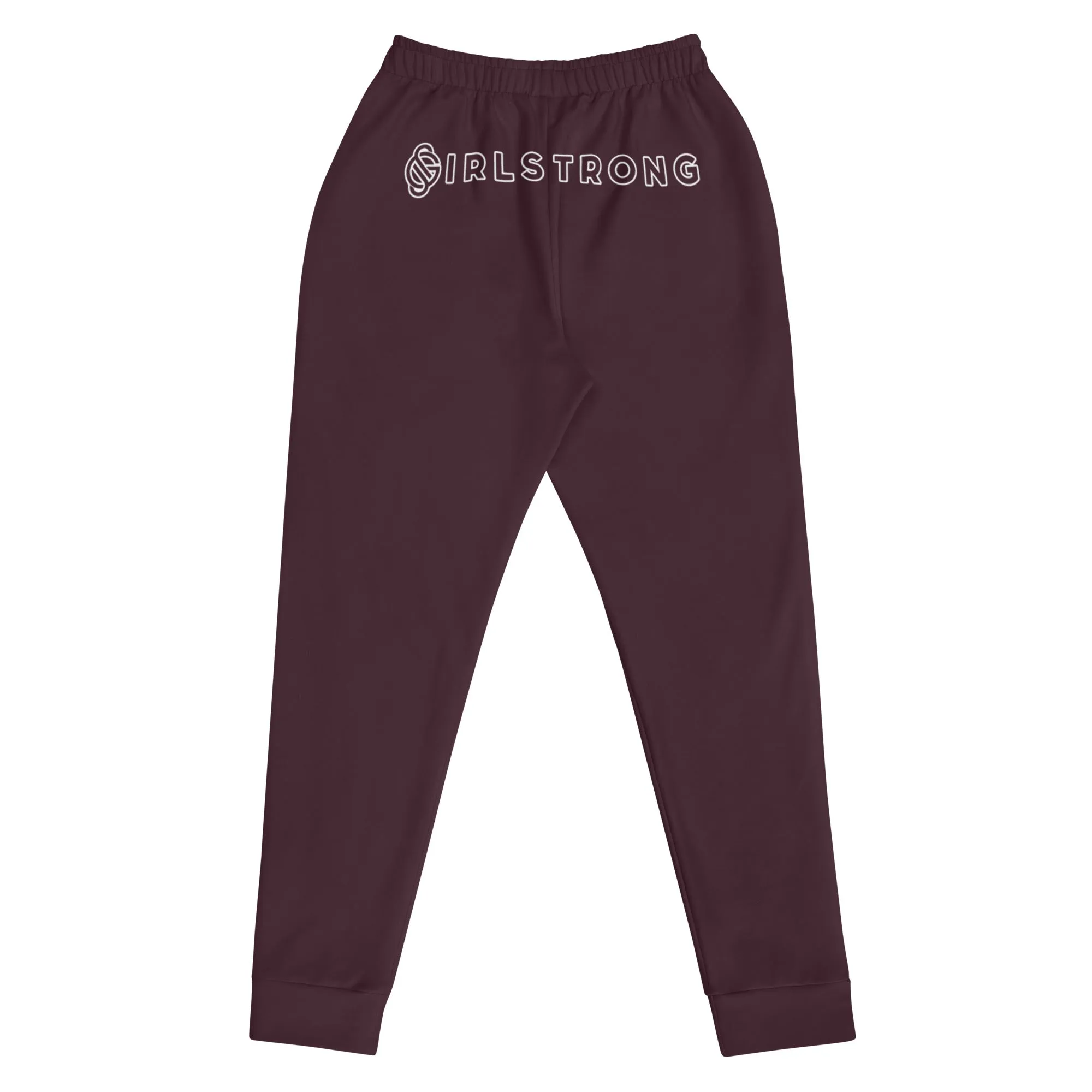 ELEVATED ESSENTIALS, GS LOGO FLEECE JOGGERS CABERNET