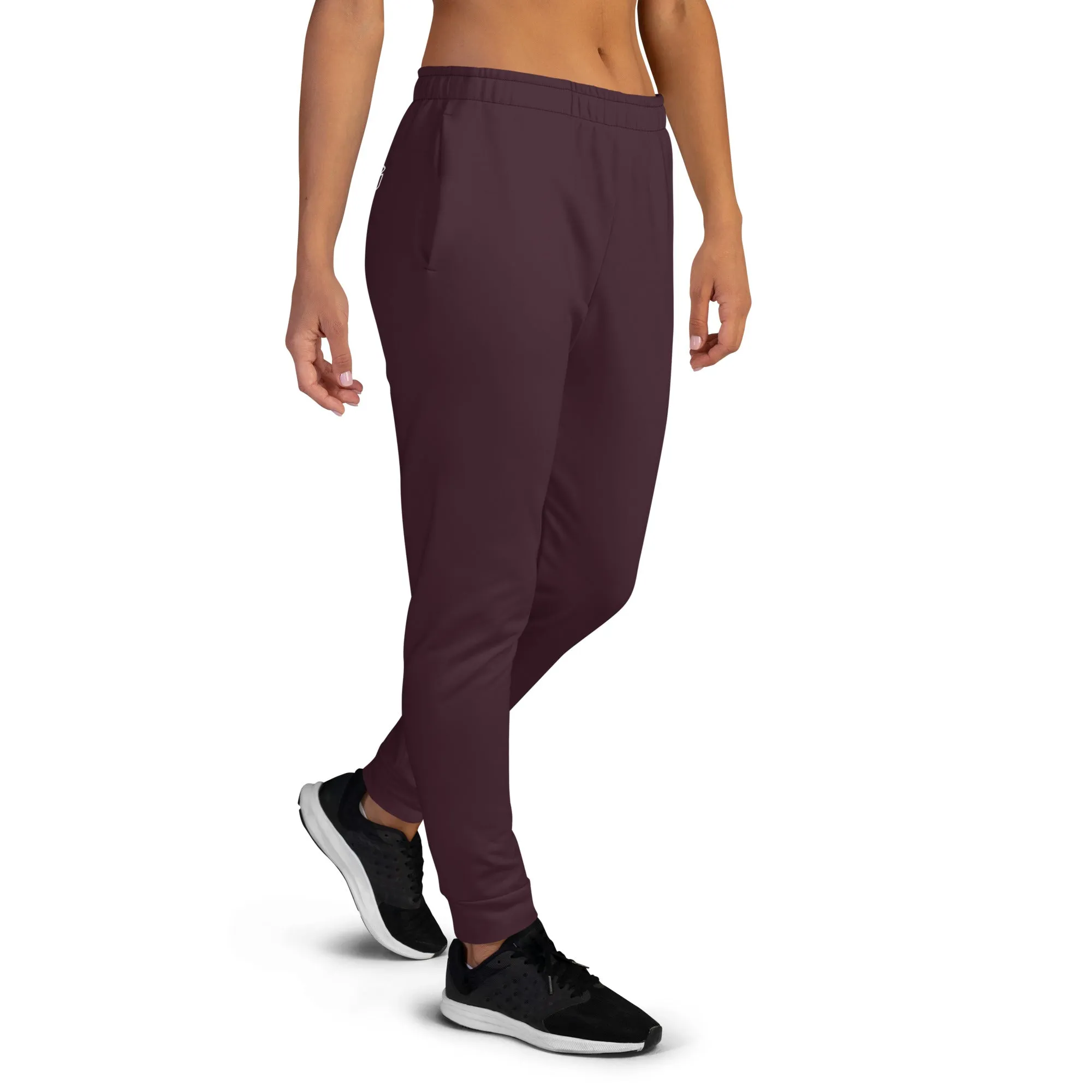 ELEVATED ESSENTIALS, GS LOGO FLEECE JOGGERS CABERNET