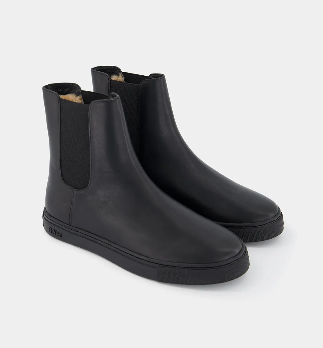 Everything Merino Wool Lined Chelsea Boot | Black