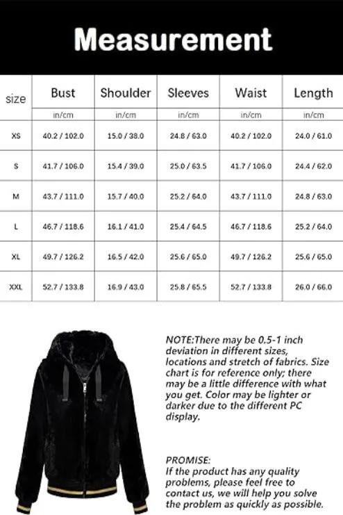 Giolshon Women's Faux Fur Fleece Coat, Shearling Jacket with Hood