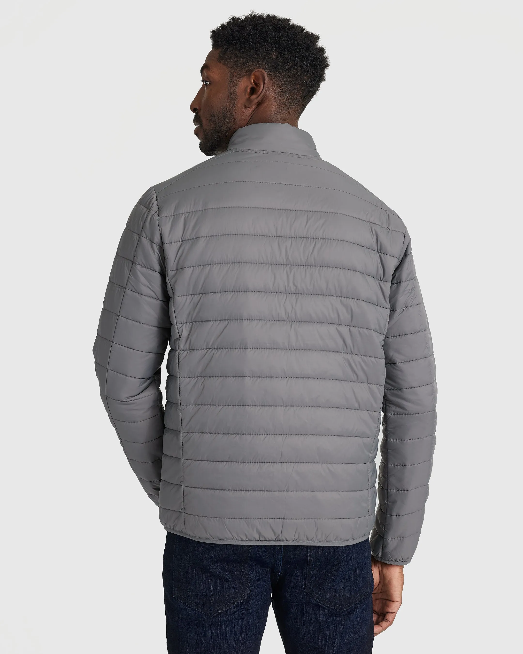 Gunmetal Puffer Jacket