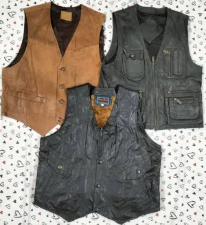 HD Premium Leather Vest - 25 pcs