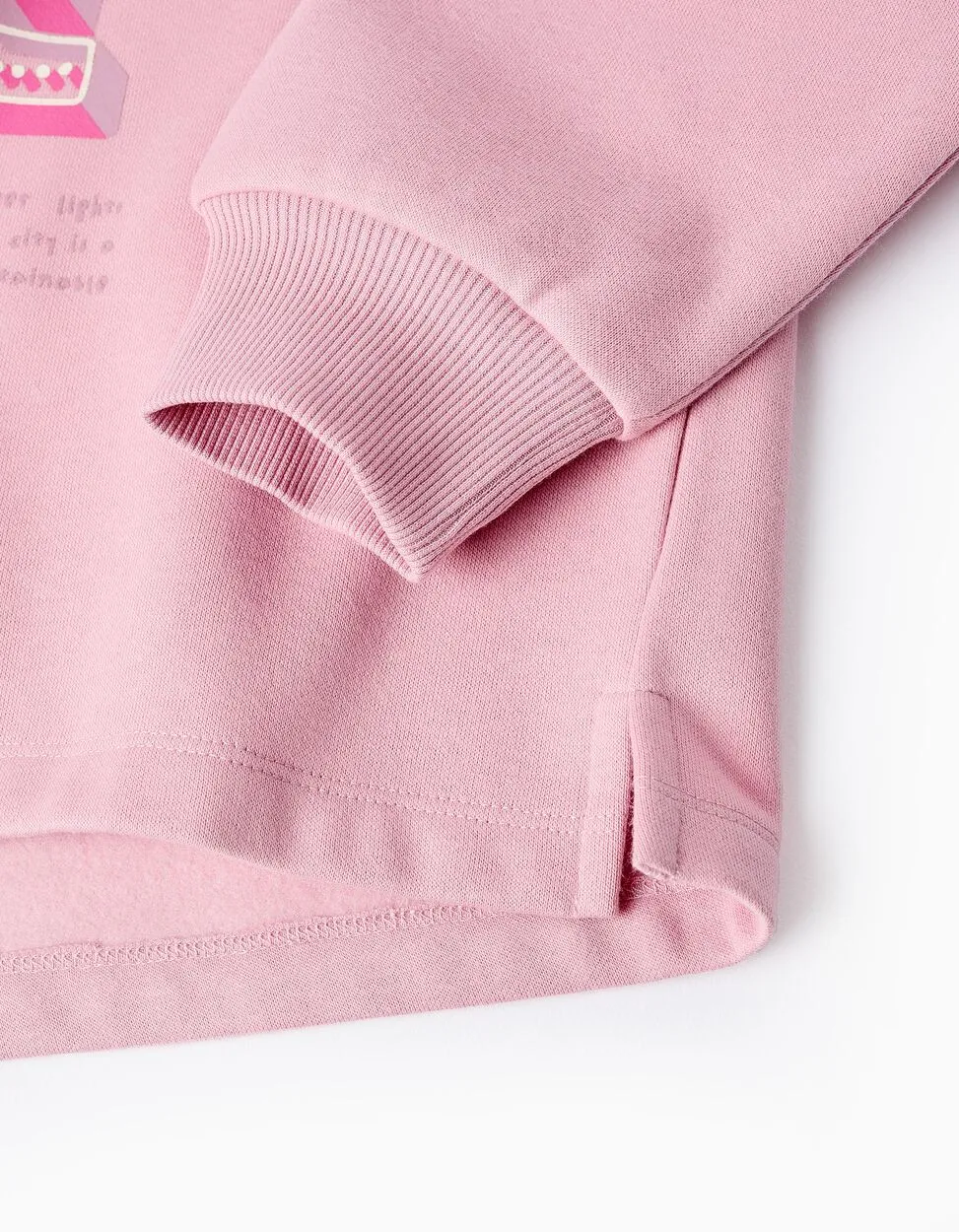 Hooded Sweatshirt for Girls 'NY Love', Pink