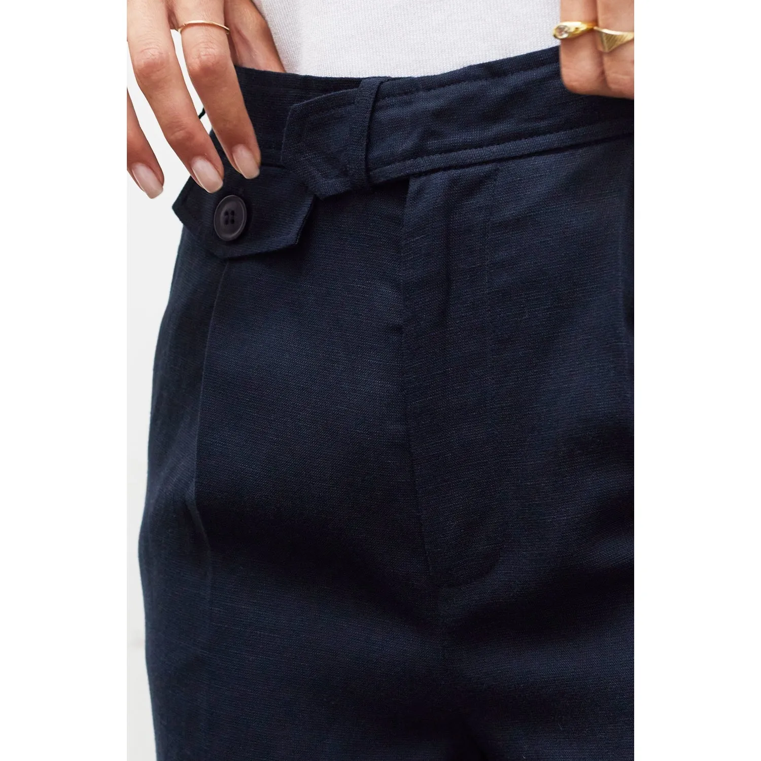 Lara High Waisted Wide Leg Pants