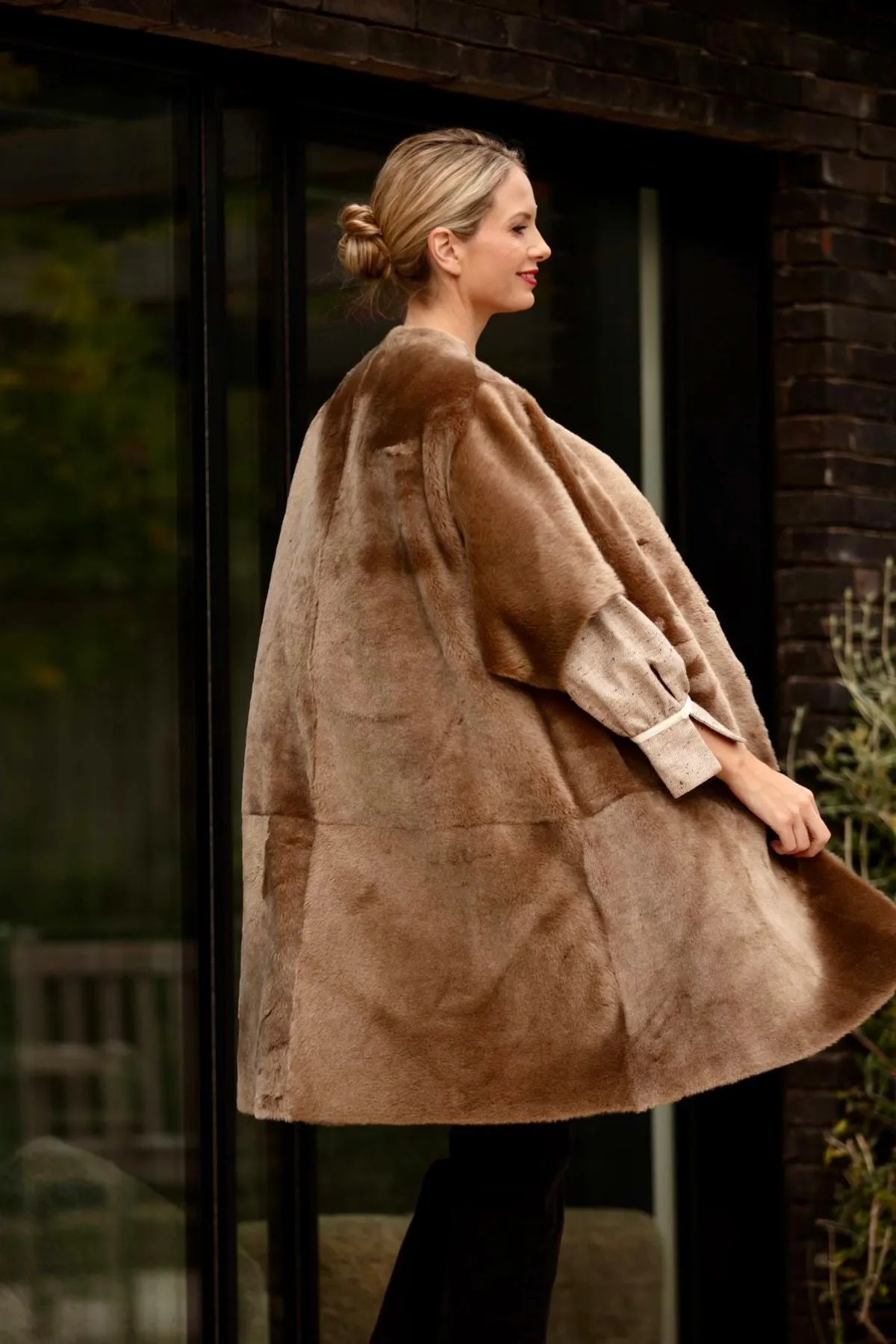 Louisa Shearling Coat