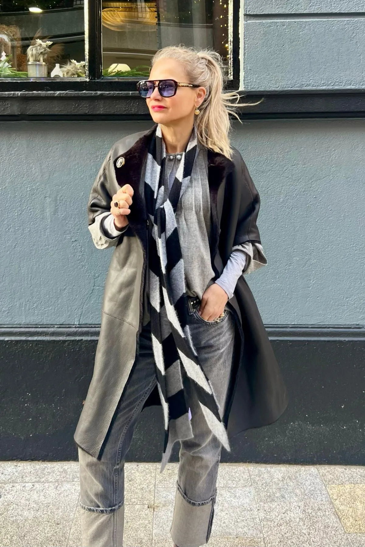 Louisa Shearling Coat