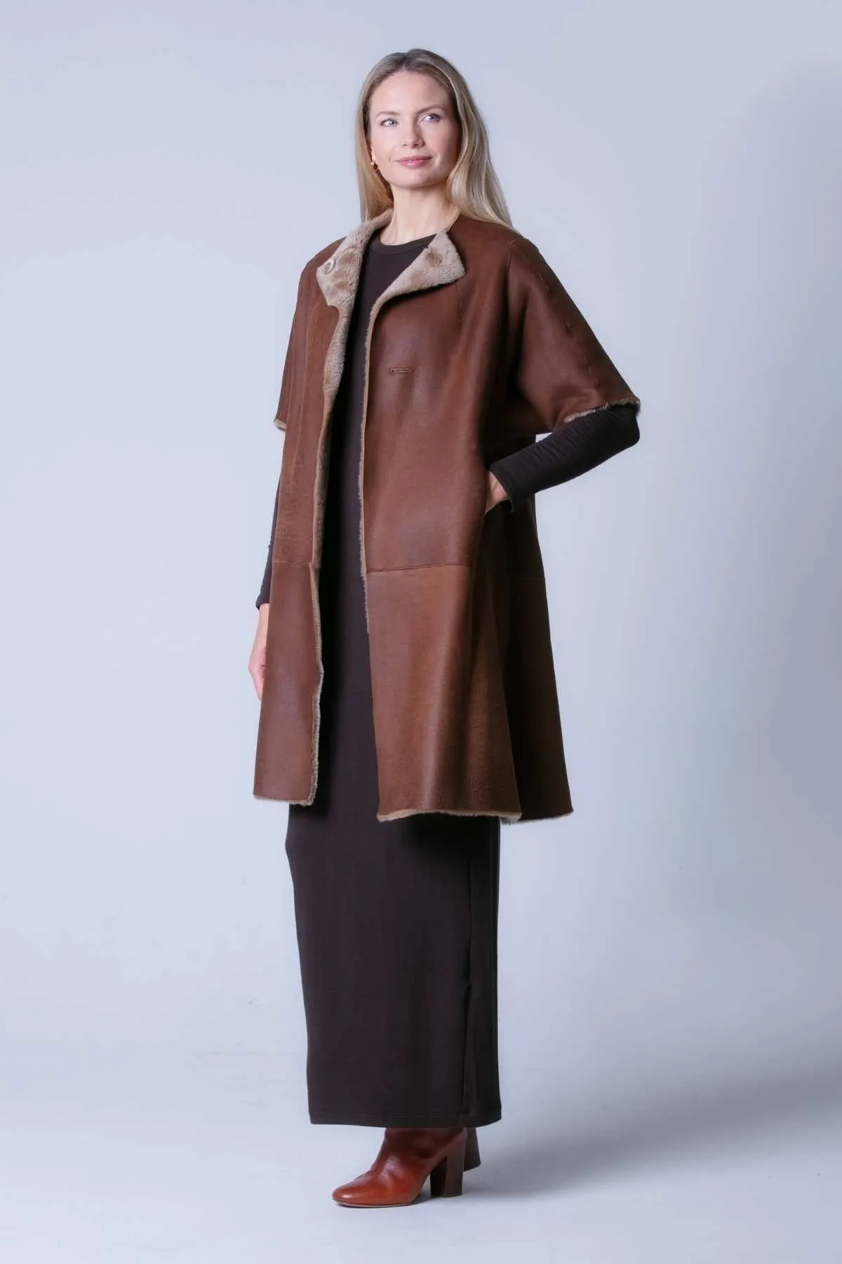 Louisa Shearling Coat