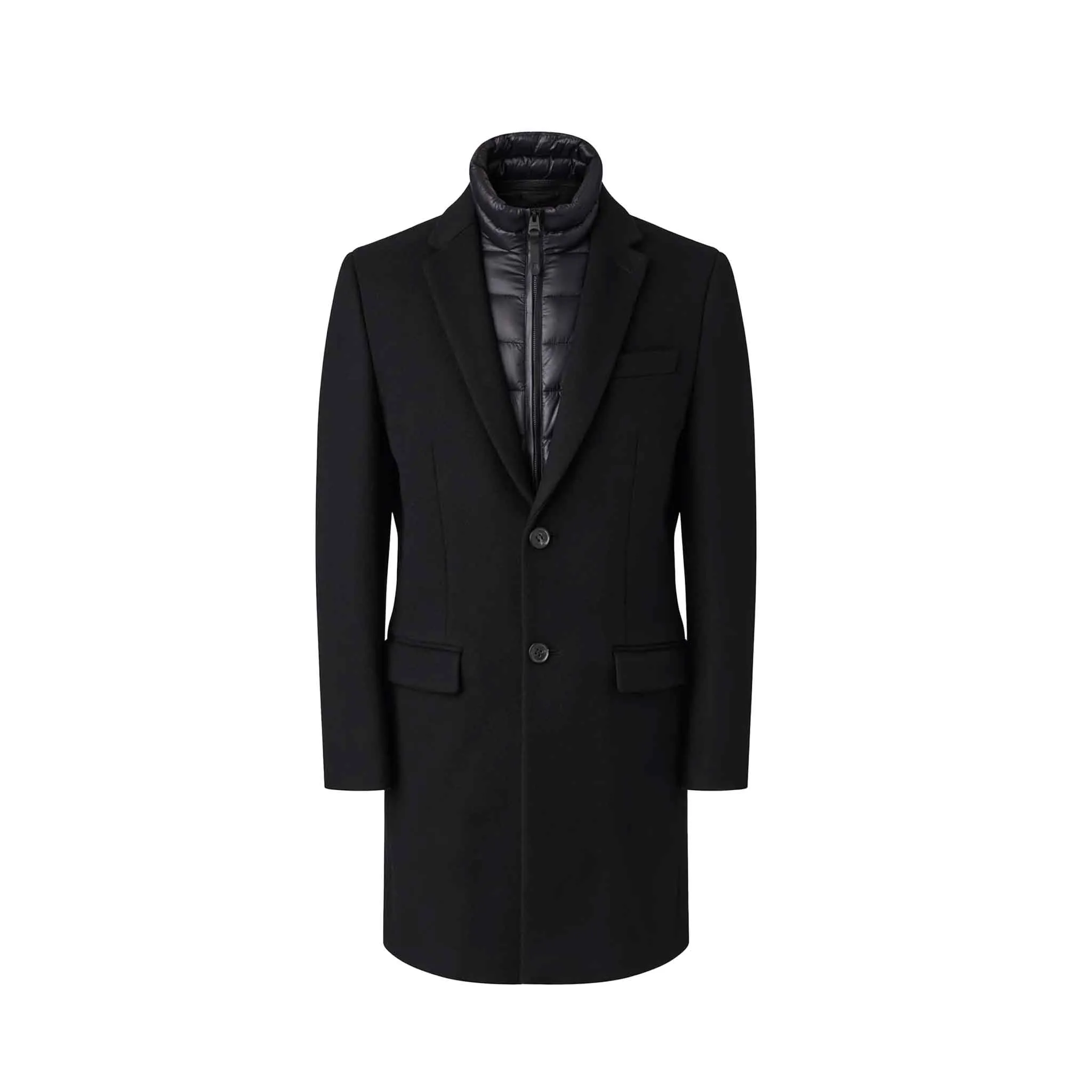 Mackage Mens SKAI-Z 2 In 1 Wool Coat