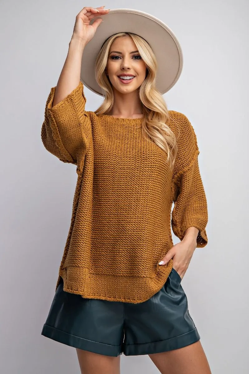 Marcia Dolman Sleeve Oversized Sweater