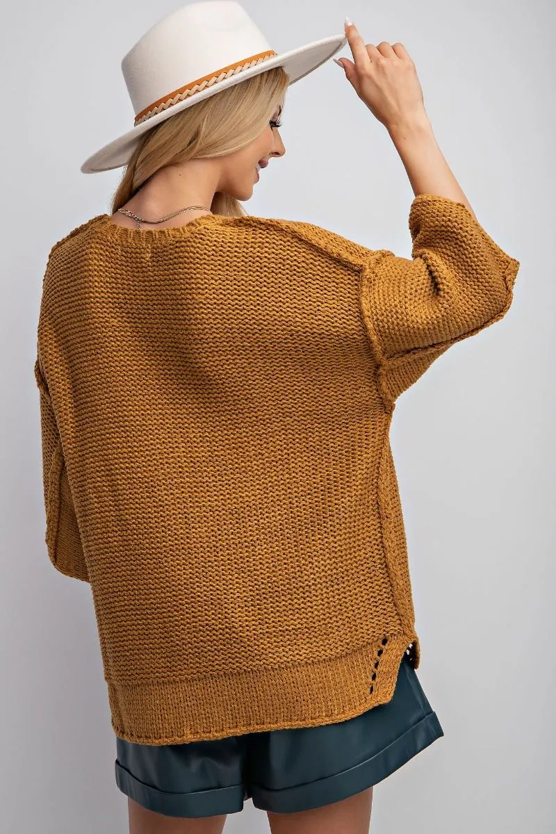 Marcia Dolman Sleeve Oversized Sweater