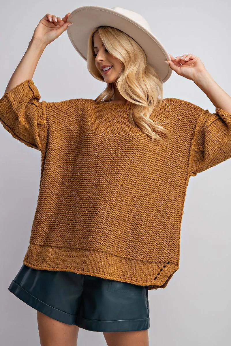 Marcia Dolman Sleeve Oversized Sweater