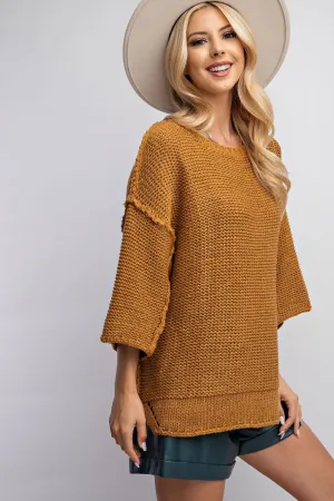 Marcia Dolman Sleeve Oversized Sweater