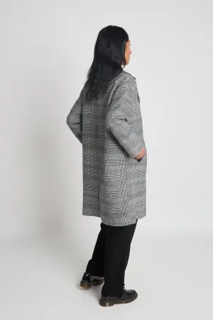 Mars Attacks Coat - Houndstooth Check