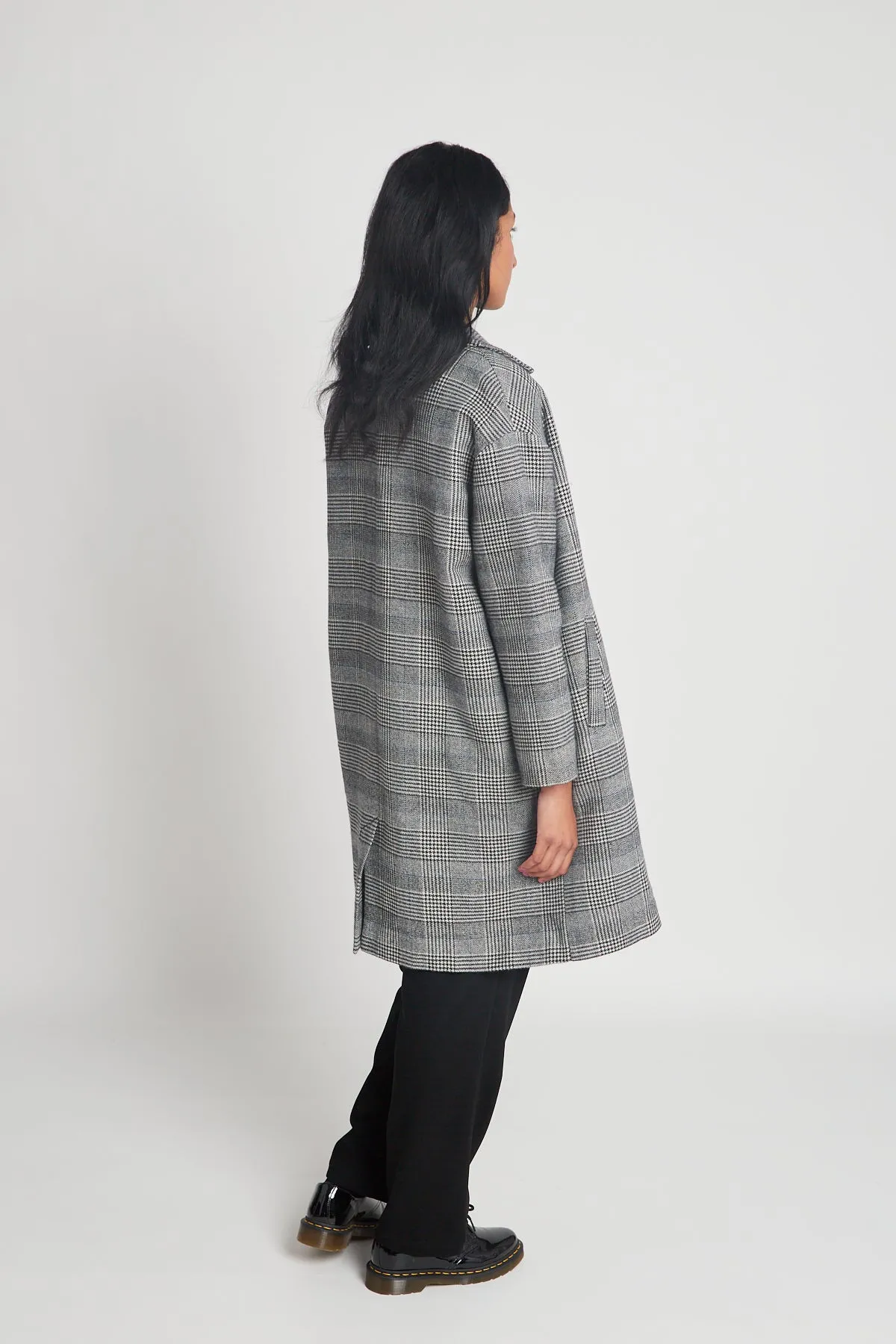 Mars Attacks Coat - Houndstooth Check