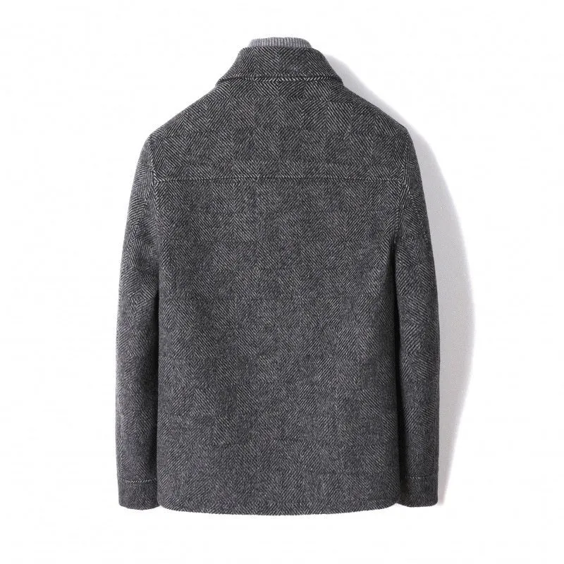 Men's Double-Faced Cashmere Wool Jacket