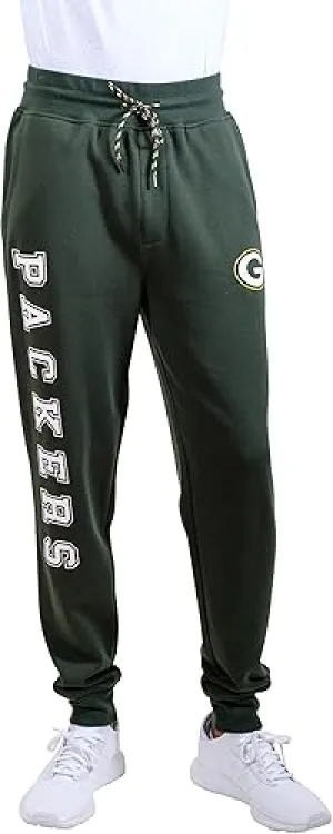 NFL Official Adults Active Super Soft Fleece Game Day Jogger Sweatpants - Unisex|Green Bay Packers