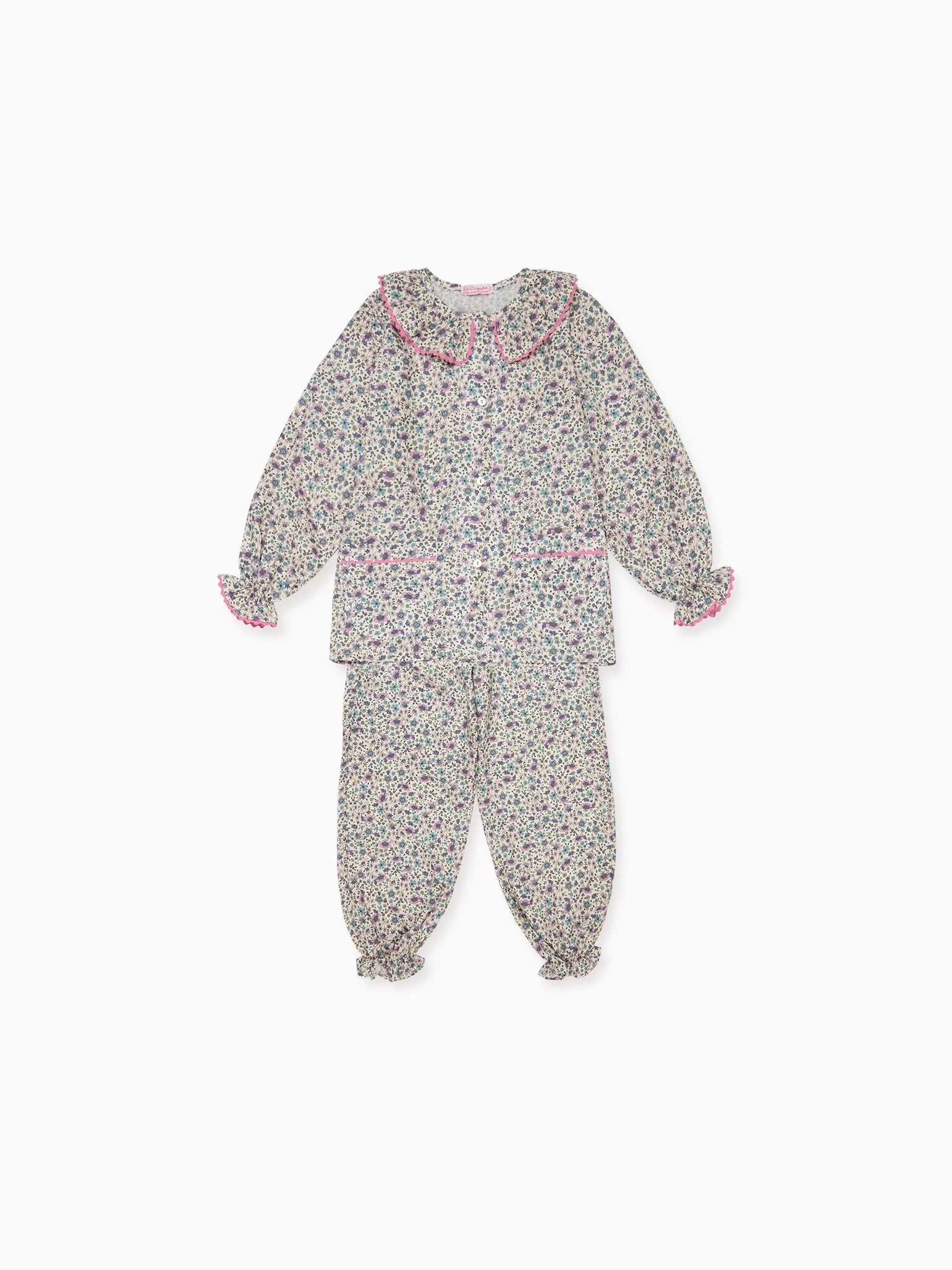 Pink Floral Lorna Girl Pyjamas