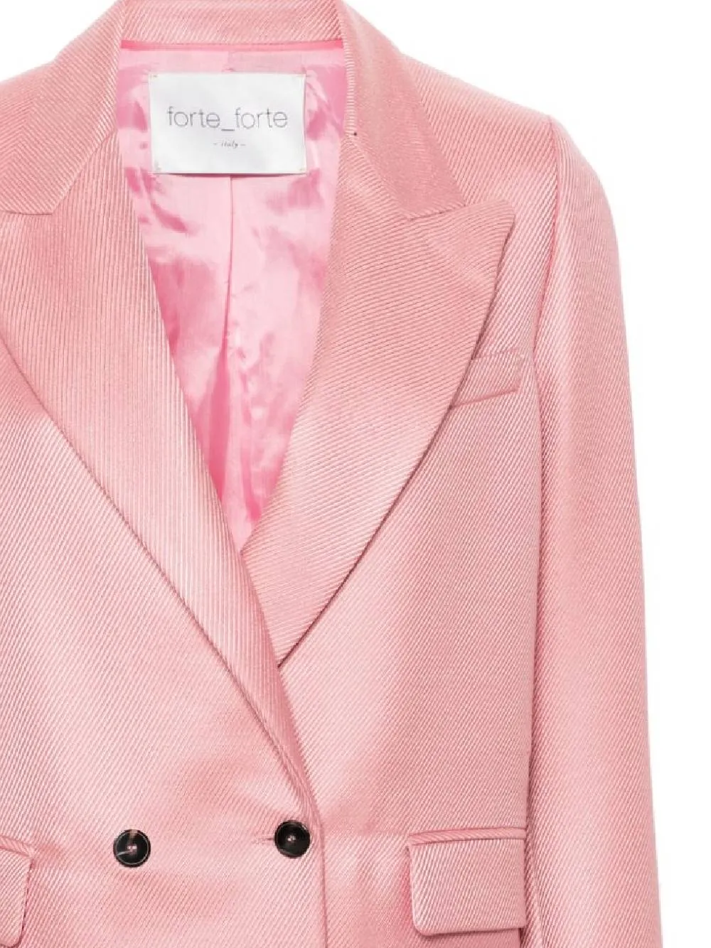 Rose Pink Wool Blend Jacket