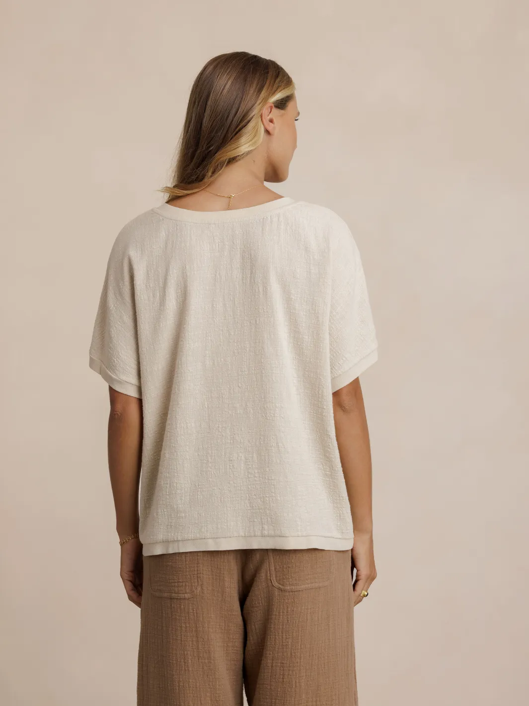 Sancia Cotton Pants Desert Sand