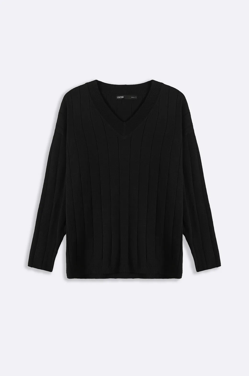 SOFT RIB-KNIT JUMPER