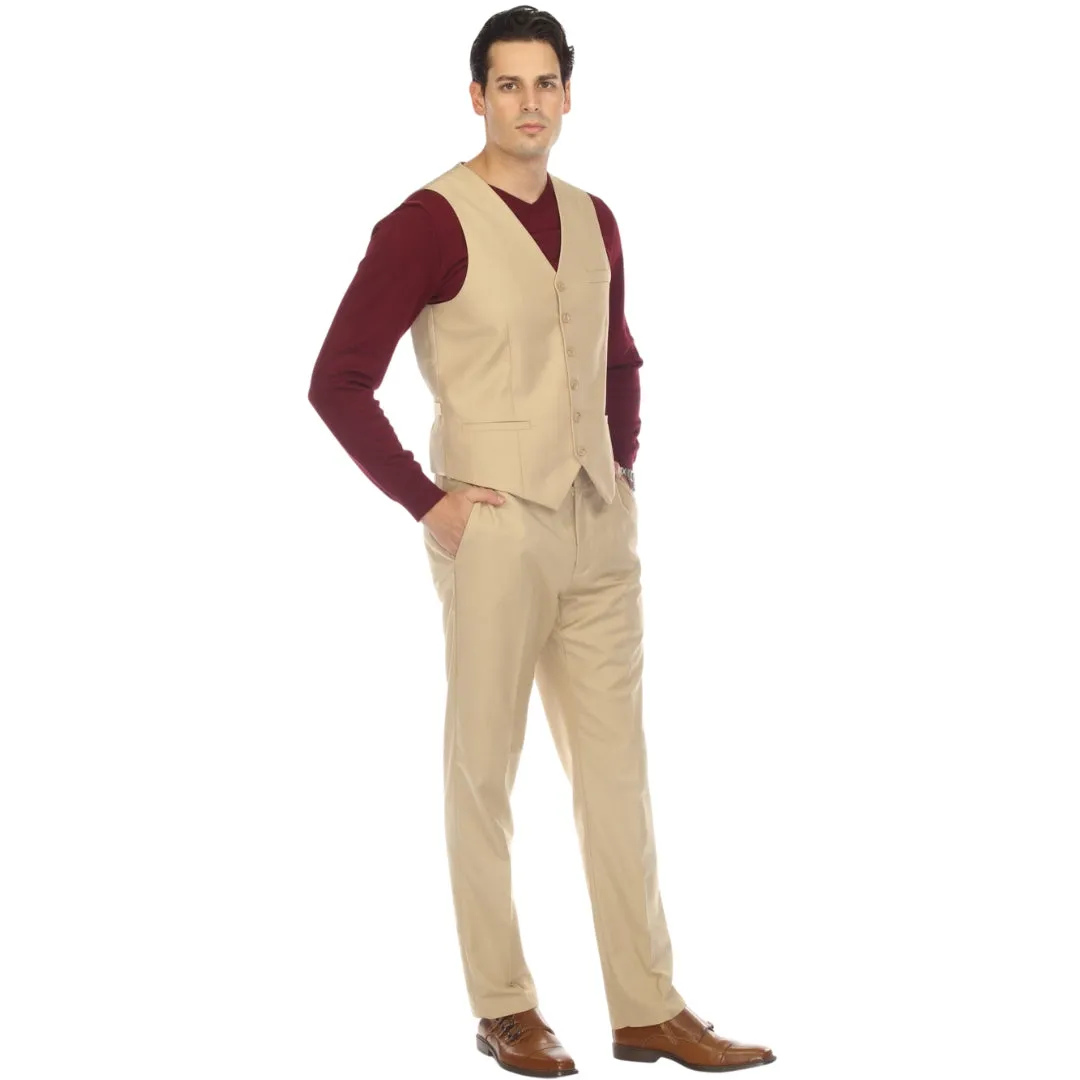 Solo Adjustable Casual & Formal Tan Vest