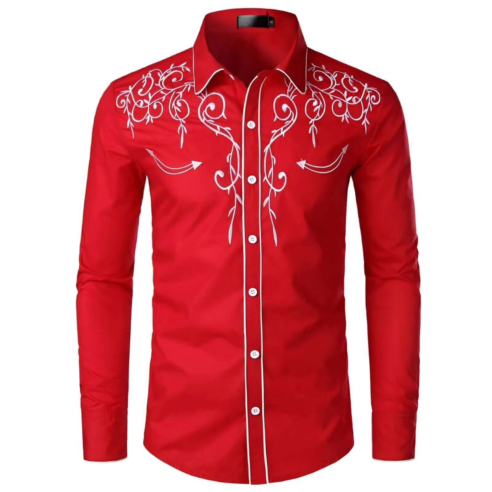 Stylish Men's Western Cowboy Shirt