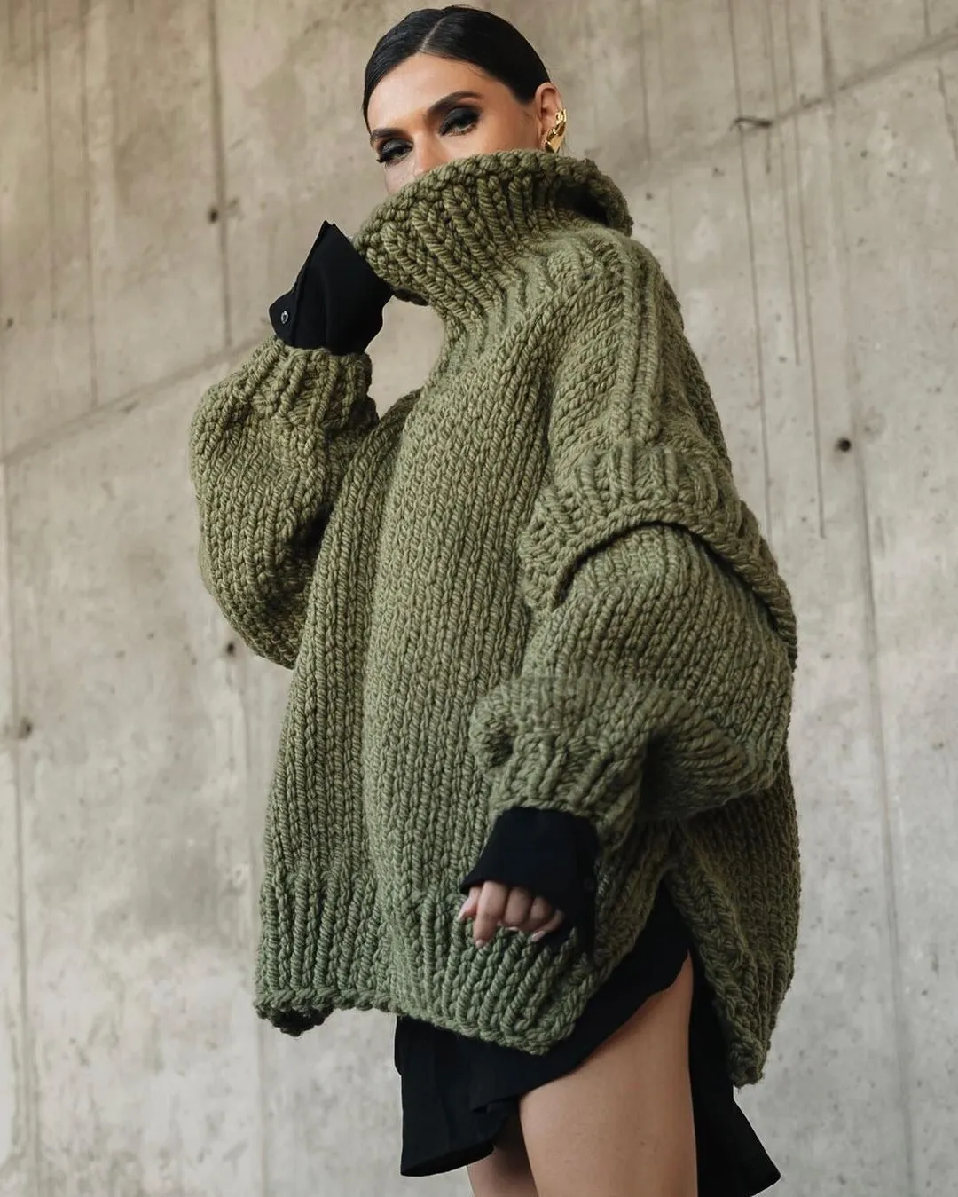 Turtleneck Sweater Knitwear Pullover