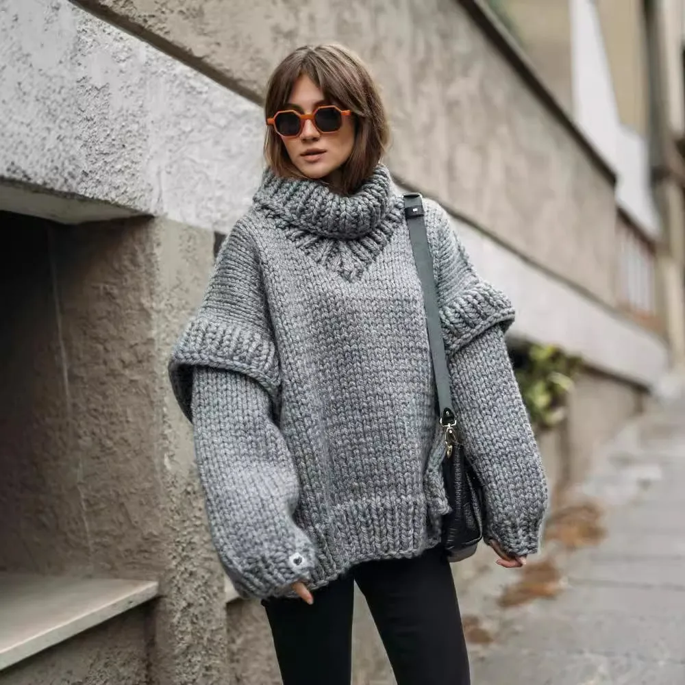 Turtleneck Sweater Knitwear Pullover