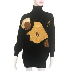 Vintage 1980s Forenza Oversized Turtleneck Sweater