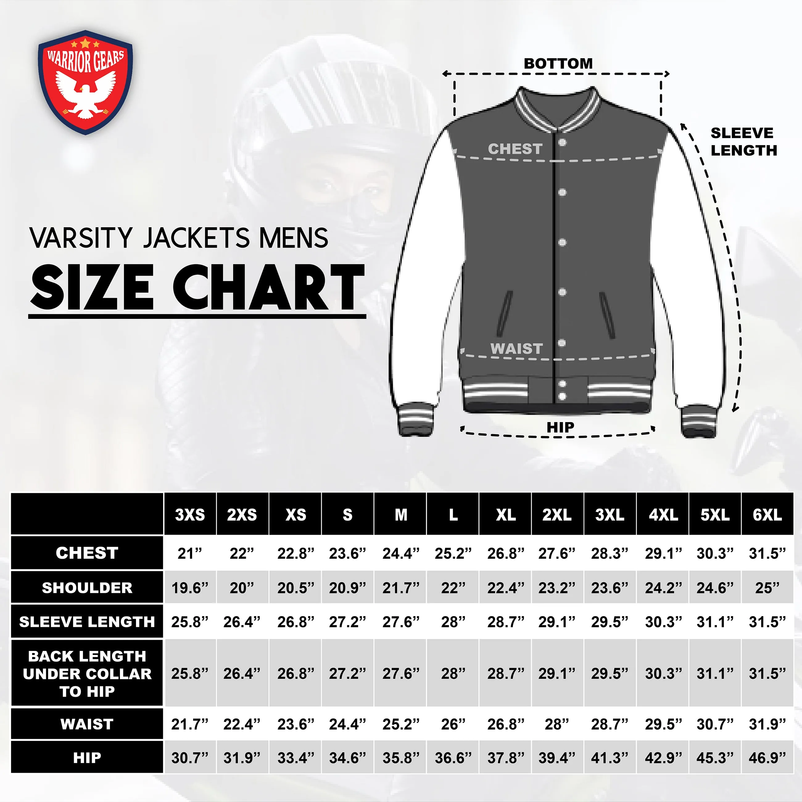 Warrior Gears Classic Hybrid Varsity Jacket University Letterman Bomber Jacket, Pure Wool & Original Cowhide Leather Jacket, Red Wool Body & Off White Leather Sleeves