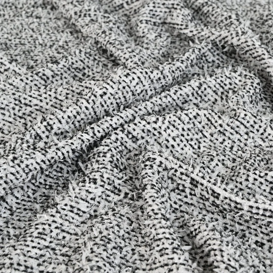 White Black Bouclé 5076