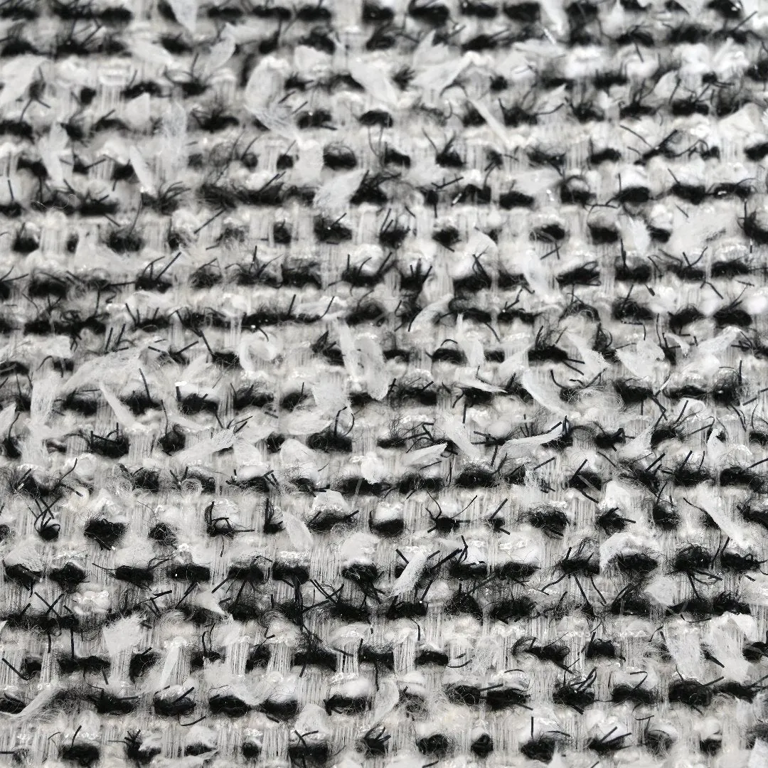 White Black Bouclé 5076