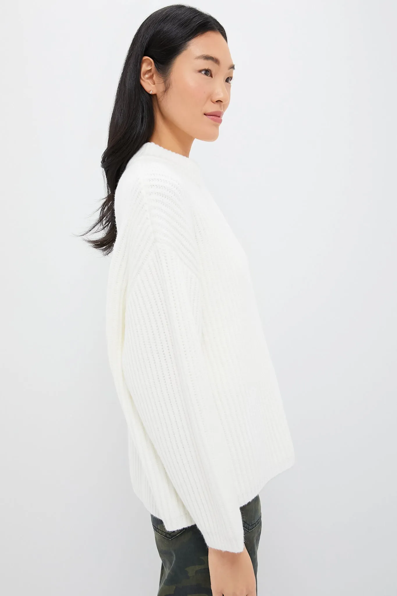 Winter White Crewneck Jack Sweater