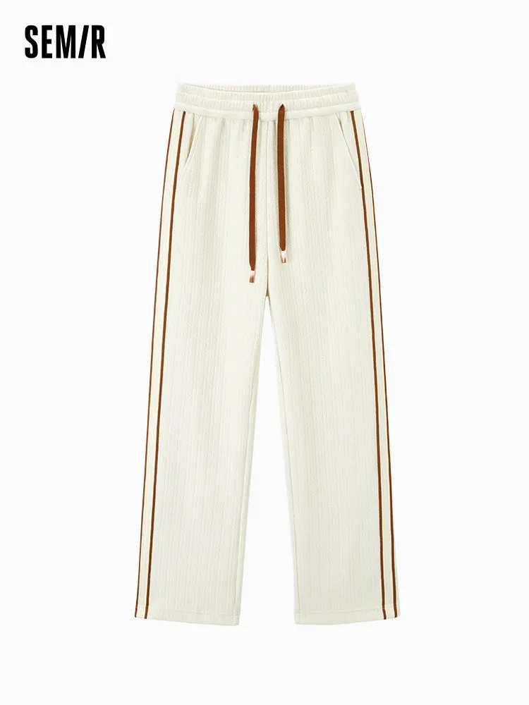 Women's white wide leg pants