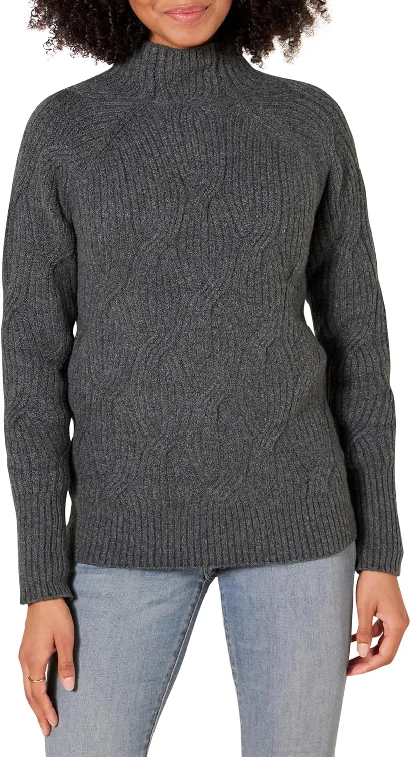 Women’s Winter Sweater, Soft Touch Funnel Neck Knit