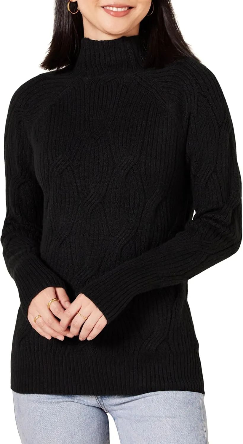 Women’s Winter Sweater, Soft Touch Funnel Neck Knit