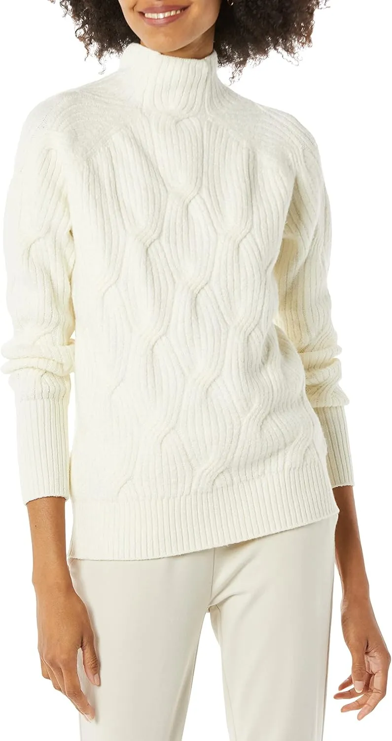 Women’s Winter Sweater, Soft Touch Funnel Neck Knit